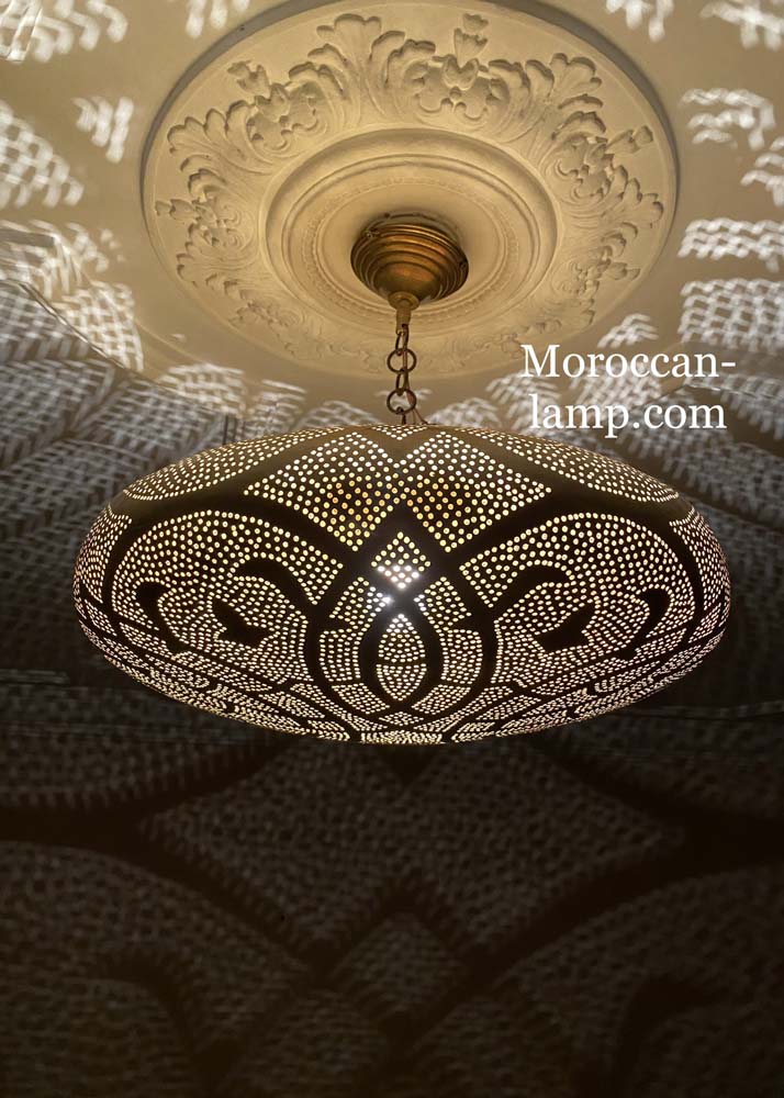 plafond de lampe marocaine, Vintage Antique